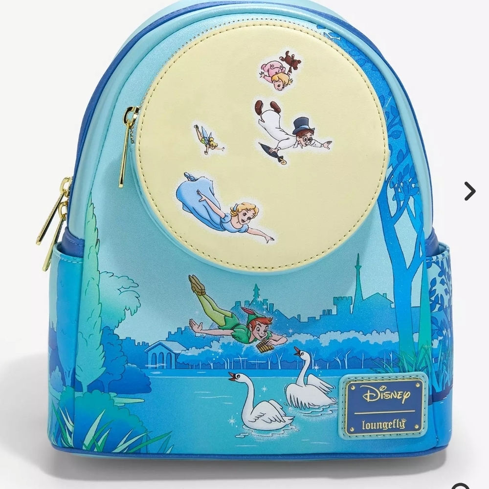 Loungefly Disney Peter Pan Moon Glows In The Dark Backpack